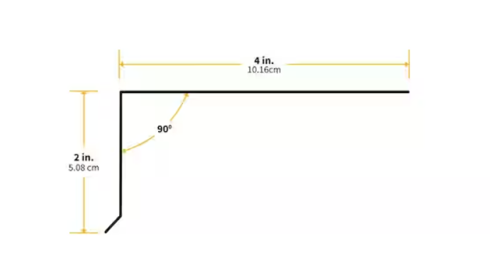 2" x 4" x 10' Galvanized